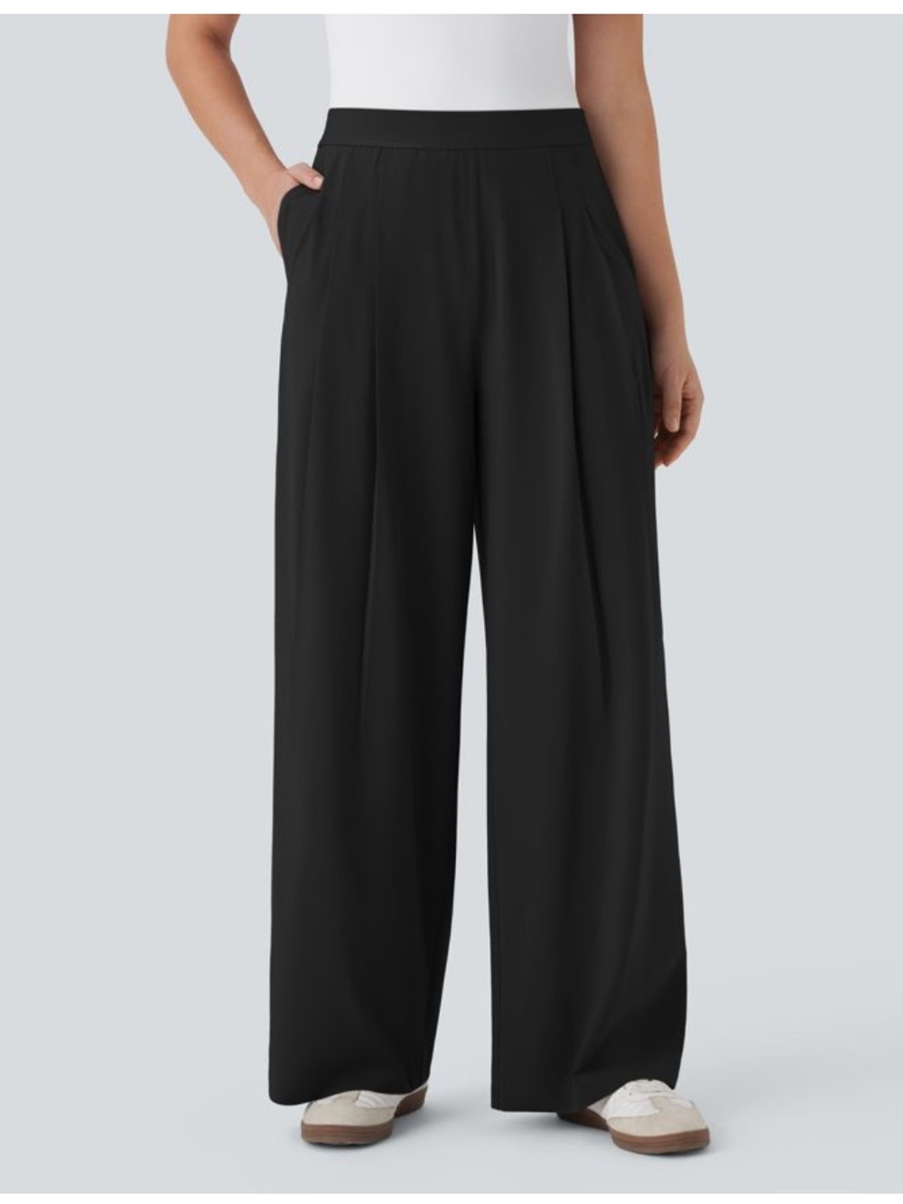 HALARA PLAY IT MY WAY WIDE LEG PANTS